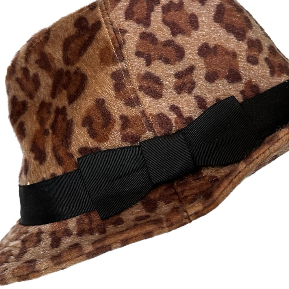 San Diego Hat Co- Leopard Print Hair Fedora - Picture 5 of 7
